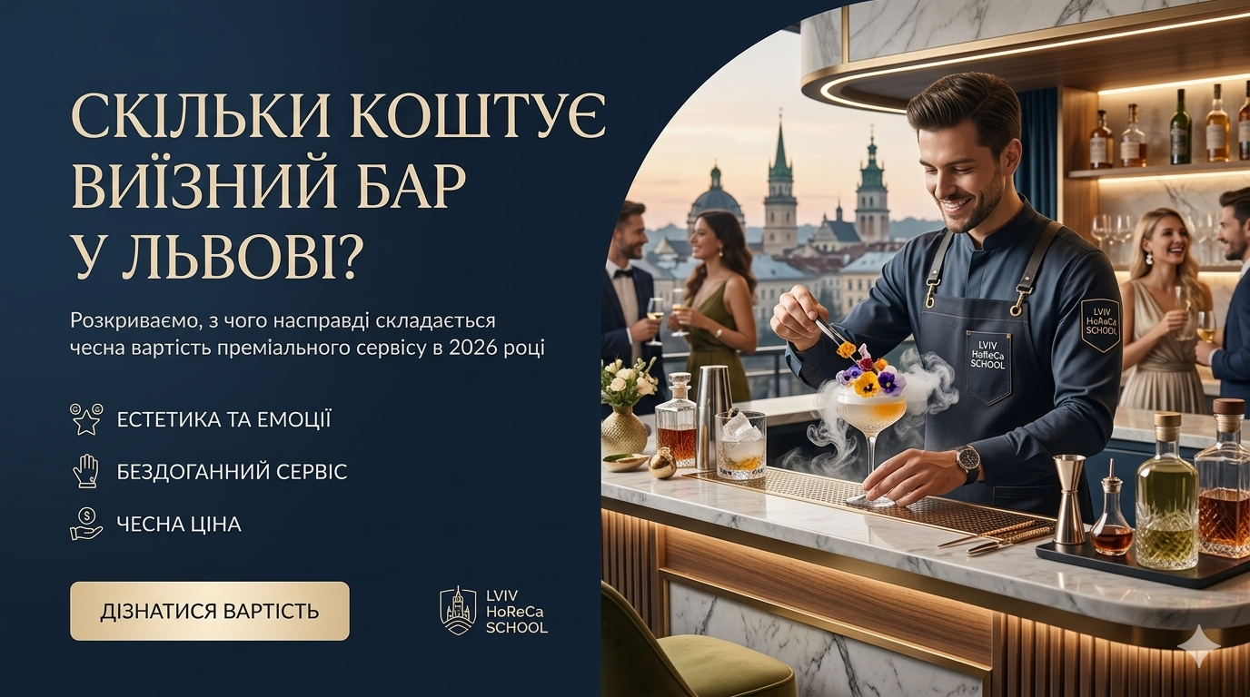 Скільки коштує виїзний бар у Львові: з чого складається ціна у 2026 році